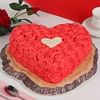 Red Velvet Heart Cake