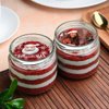 Christmas Red Velvet Photo Jar Cakes