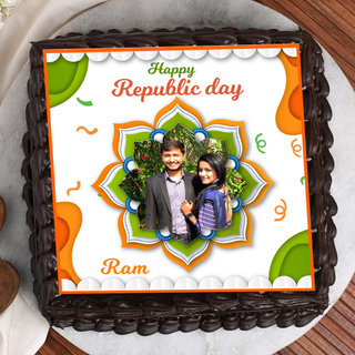 Republic Day Photo Cake