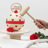 Open View of Pinata Pineapple Cake for Anniversary
