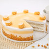 Slice view of Swirl Butterscotch Cake