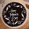 Round Chocolate Cake Fathers Day Cake