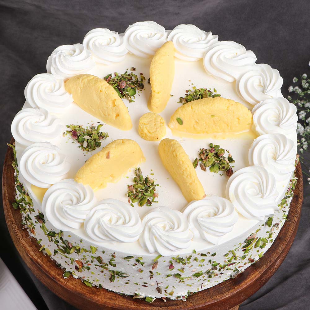 Relish Rasmalai Cake: Send This Mothers Day Cake Online in India