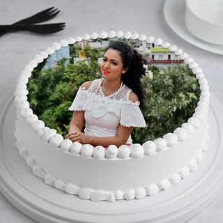 Round Photo Cake For Any Celebration
