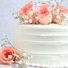 Side view of Vanilla Rose Cake Online