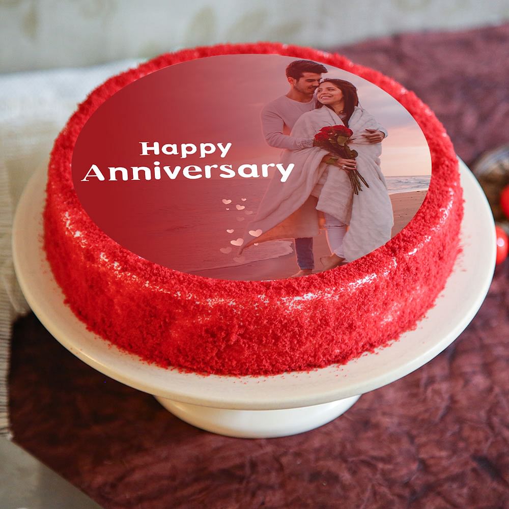 Anniversary Photo Cakes | Wedding Anniversary Photo Cakes | Order Now