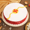Round Red Velvet Rakhi Cake