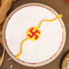 Swastika Rakhi Red Velvet Cake