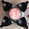 Top View of Strawberry Bomb Cake