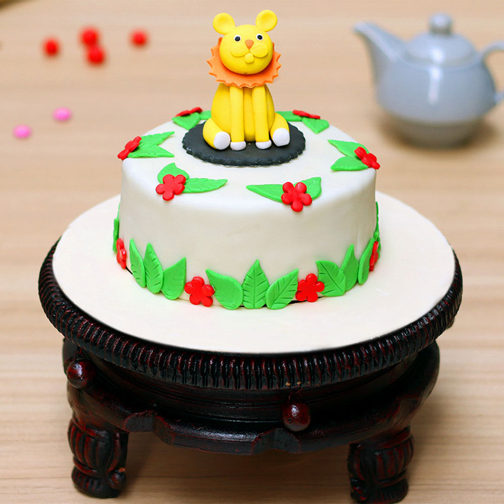 Safari Animals Cake | Cake Together | Birthday Cake Delivery - Cake Together