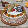 Round Shaped Vanilla Fruit Cake