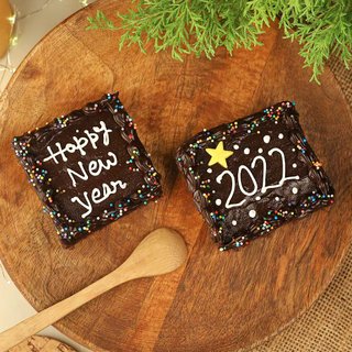 Happy New Year 2022 Choco Brownie