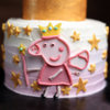 Bottom view of The Royal Cake Of Peppa