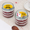 Set Of Two Delicious Chocolate Jar Cakes