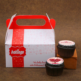Bakingo Packaging of Cupcakes For Valentine's Day