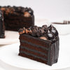 Sliced View of Snicker Chocolate Cake
