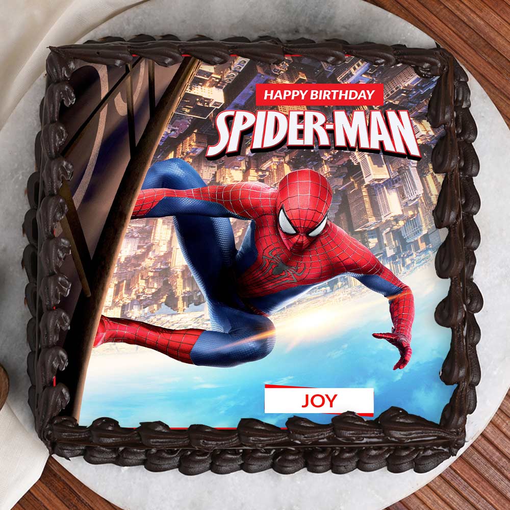 Spiderman Cake | Spiderman Theme Birthday Cake | Spiderman Photo Cake
