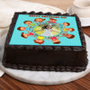 Lateral View of Childrens Day Kids Photo Cake