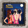 Top View of Karwa Chauth Special Poster Cake
