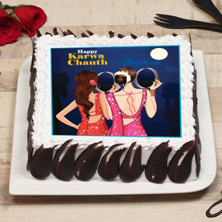 Karwa Chauth Special Poster Cake