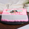 Side View of Personalised Cake for Womens Day