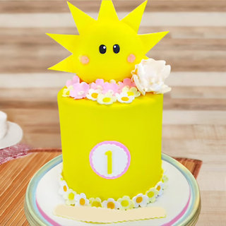 Sunshine Fondant Cake For Kids