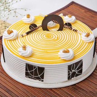 The Swirly Butterscotch Round Cake