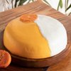 Tangerine Infused Round Glaze Cake