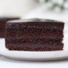 Sliced View of Tempting And Delicious Choco Cake with ingredients
