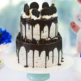 Two Tier Oreo Cake
