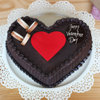 Valentines Day Choco Truffle Heart Cake