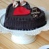 Valentines Day Choco Truffle Heart Cake