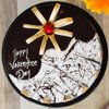 Valentines Day Choco Vanilla Cake