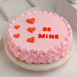 Rosey Strawberry Valentine's Day cake