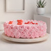Rosey Strawberry Cake