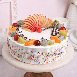 Fruit Funfetti Vanilla Cake: Order Cake Online
