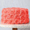 Top View of Rosey Cake Of Love: Send Cake Online