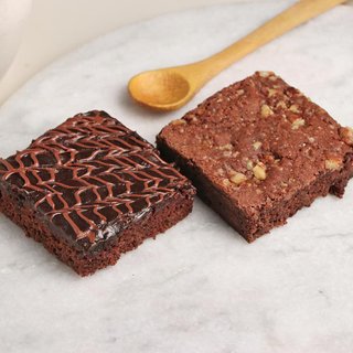 Peanut and Walnut 2 Pieces Brownies Pack