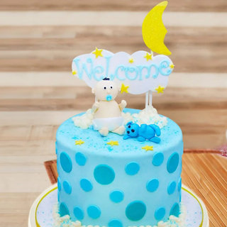 A Sweet Beginning - A Baby Shower Cake