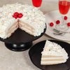 Sliced Snow White Forest Cake