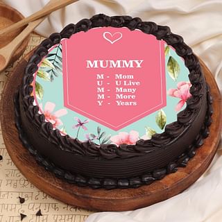 Round-Shape Poster Cake