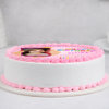 Side View of Selfie Queen Birthday Photo Cake For Girl