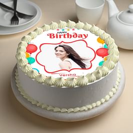Birthday Exuberance - A Photo Cake For Birthday Celebration