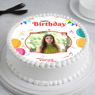 Birthday Photo Cake