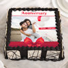 Bow Of Love photo cake for anniversary