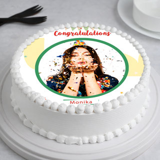 Congrats Photo Cake