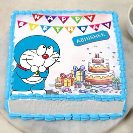 Doraemon Poster Cake