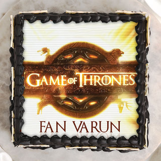 Game Of Thrones Birthday Cake- Top View