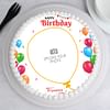 Top View of Delight Birthday Cake