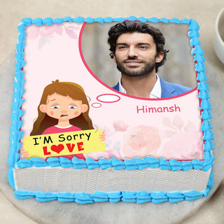 Scrumptious Apologies - Apology Photo Cake